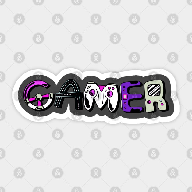 Gamer Sticker by aaallsmiles